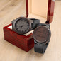 Gift for Son, Engraved Wooden Watch, So Proud of You, Gift Son