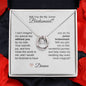 Junior Bridesmaid Proposal Gift, Good Luck Necklace, Jr Bridesmaid Gift