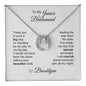 Junior Bridesmaid Gifts Wedding Bridal Party Gifts Lucky Necklace - MKT Custom Jewelry