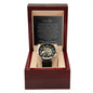 10th Anniversary Gifts for Men 10 Year Anniversary Gift Ideas for Him, Openwork Watch