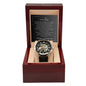 2nd Anniversary Gift for Him Second Anniversary Gift for Him, Openwork Watch
