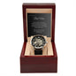 Best Man Proposal Gift, Openwork Watch, Best Man Ask Ideas