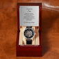 Son Gift Ideas for Sons Gift for Adult Son Openwork Watch - MKT Custom Jewelry