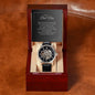 Best Man Gift, Best Man Present Ideas, Presents for Best Man and Groomsmen, Openwork Watch