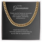 Groomsmen Thank You Gifts, Presents for Best Man and Groomsmen, Cuban Chain Necklace