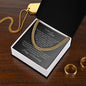 1st Year Anniversary Gifts Men First Anniversary Gift For Him, Cuban Chain