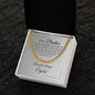 Cuban chain gift for brother: Stylish men's jewelry for a fashionable look.