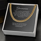 Groomsmen Proposal Gifts, Cuban Chain Necklace, Groomsman Proposal Card