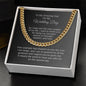 Father of the Groom Gift From Groom, Gifts for Grooms Dad, Cuban Chain