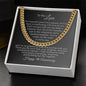 5 Year Anniversary Present for Him 5th Year Anniversary Gifts for Him, Cuban Chain
