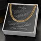 1st Year Anniversary Gifts Men First Anniversary Gift For Him, Cuban Chain