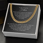 Father of the Bride Gift from Bride, Father of the Bride Wedding Gift, Cuban Chain