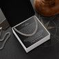 5 Year Anniversary Present for Him 5th Year Anniversary Gifts for Him, Cuban Chain