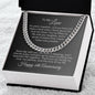 6th Anniversary Gift for Him 6 Year Anniversary Gifts for Him, Cuban Chain
