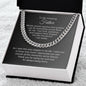 Father of the Bride Gift from Bride, Father of the Bride Wedding Gift, Cuban Chain