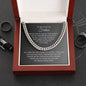 Father of the Bride Gift from Bride, Father of the Bride Wedding Gift, Cuban Chain