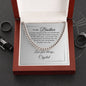 Cuban chain gift for brother: Stylish men's jewelry for a fashionable look.