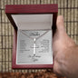 Brother Gifts Great Presents for Your Brother Custom Engraved Cross Necklace - MKT Custom Jewelry