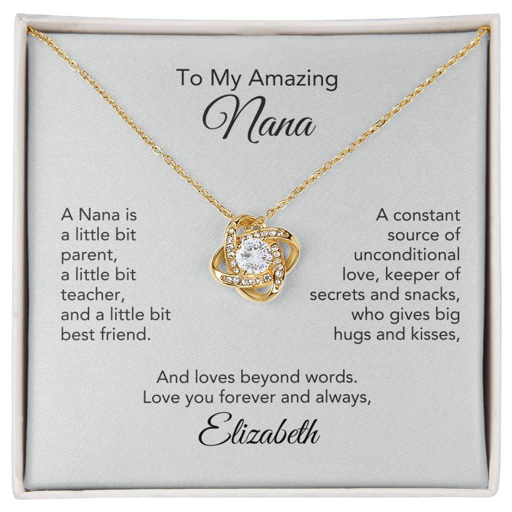 Nana Gift Nana Necklace Personalized Gift