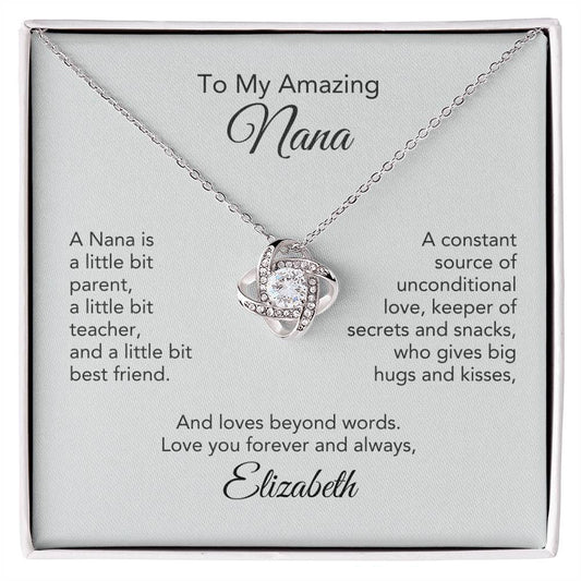 Nana Gift Nana Necklace Personalized Gift