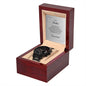Watch gift for brother with thoughtful message card, black chronograph watch for men