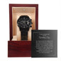 Father of the Groom Gift From Groom, Gifts for Grooms Dad, Black Watch