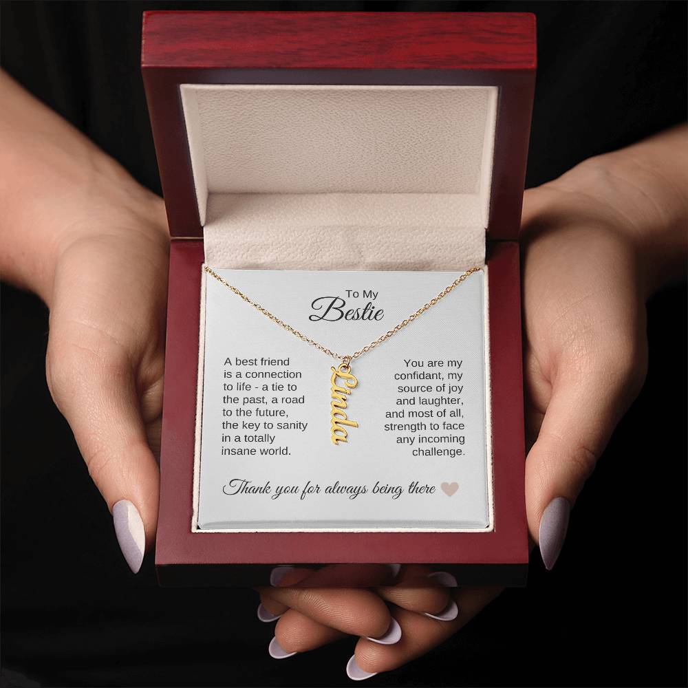 Best BFF Presents Friends are the Best Gifts Custom Name Dangle - MKT Custom Jewelry
