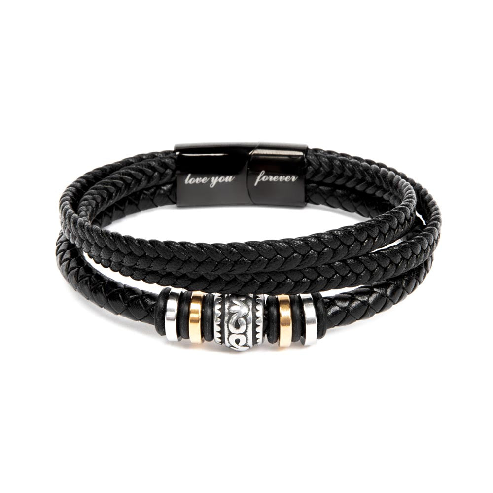 To My Soulmate Gift For Him Engraved Bracelet | Forever and Always