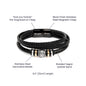10th Anniversary Gifts for Men 10 Year Anniversary Gift Ideas for Him, Love You Forever Bracelet
