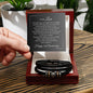 2nd Anniversary Gift for Him Second Anniversary Gift for Him, Love You Forever Bracelet