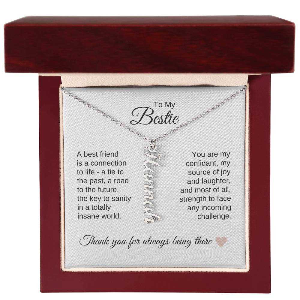 Best BFF Presents Friends are the Best Gifts Custom Names Dangles - MKT Custom Jewelry