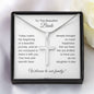 Daughter In Law Gift For Wedding, Cross Necklace, Wedding Gift Daughter-In-Law