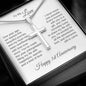 One Year Anniversary Gift for Her One Year Anniversary, Cross Necklace