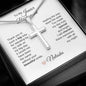 Junior Bridesmaid Gifts Wedding Bridal Party Gifts Cross Necklace - MKT Custom Jewelry