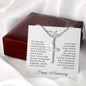 One Year Anniversary Gift for Her One Year Anniversary, Cross Necklace