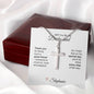 Will You Be My Bridesmaid Proposal Gift Gold Cross Necklace