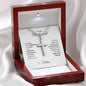 Bridesmaids Wedding Day Gifts Bridal Party Gifts Cross Necklace
