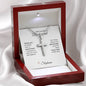 Will You Be My Bridesmaid Proposal Gift Gold Cross Necklace