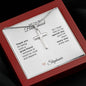 Will You Be My Bridesmaid Proposal Gift Gold Cross Necklace