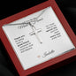 Will You Be My Maid of Honor Proposal Gift Cross Necklace