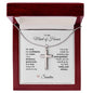 Maid of Honor Wedding Day Gifts Bridal Party Gifts Cross Necklace