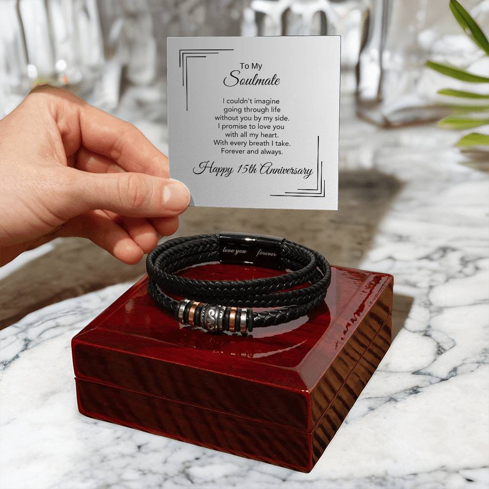 15 Years Anniversary Gift for Soulmate Anniversary 15 Years Gift - MKT Custom Jewelry