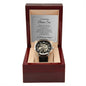 Bonus Son Gifts for Stepson Gifts Step Son Gifts Openwork Watch - MKT Custom Jewelry