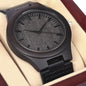 To My Son Birthday Gift Wooden Watch for Men - MKTCustomDesigns