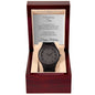To My Son Birthday Gift Wooden Watch for Men - MKTCustomDesigns