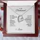 Bridesmaids Wedding Day Gifts Bridal Party Gifts Gold Heart Necklace