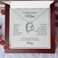 To My Amazing Mimi Gift Heart Necklace Personalized Gift for Mimi