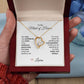 Maid of Honor Wedding Day Gifts Bridal Party Gifts Gold Heart Necklace