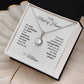 Maid of Honor Wedding Day Gifts Bridal Party Gifts White Gold Necklace