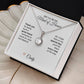 Will You Be My Maid of Honor Proposal Gift White Gold Necklace